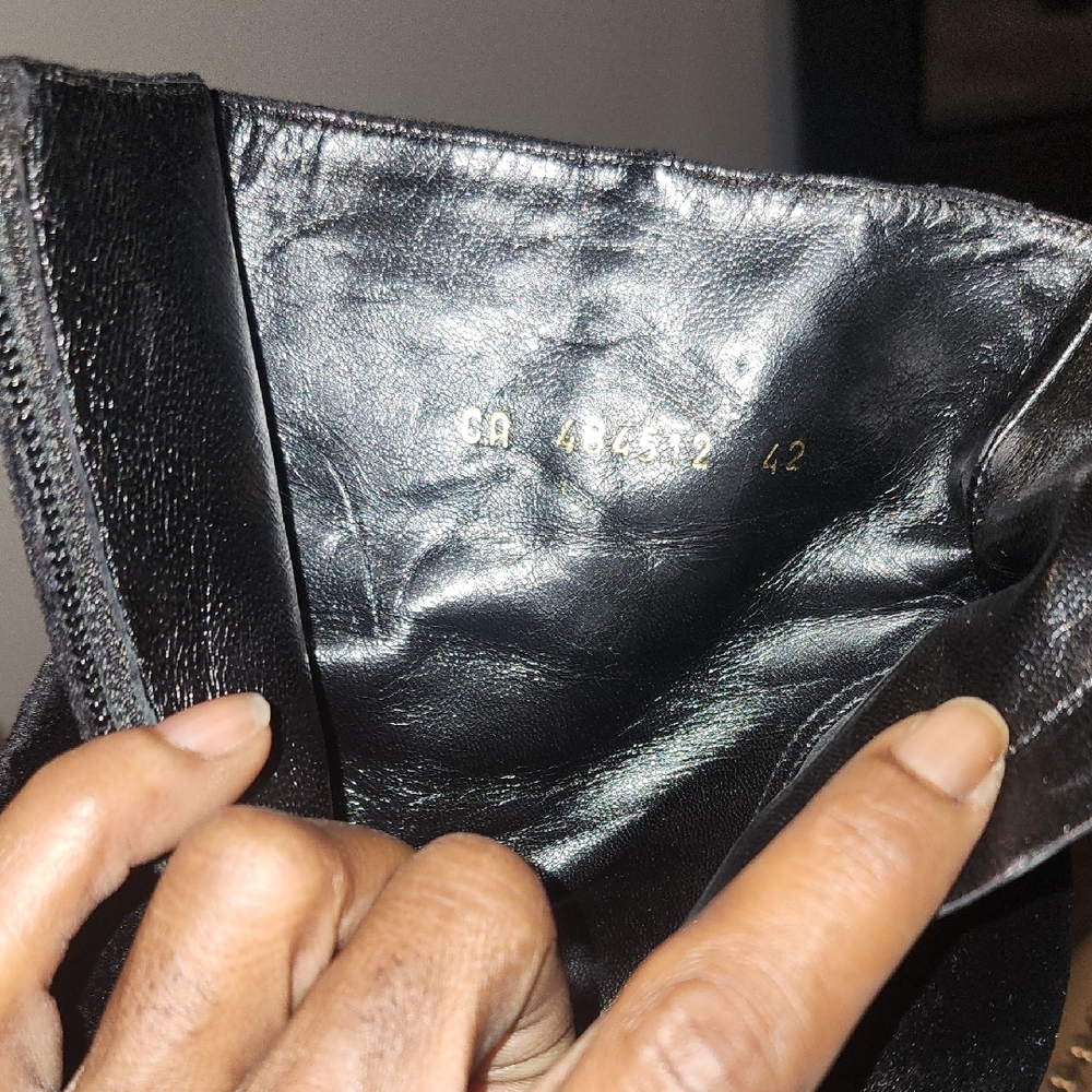Yves Saint Laurent Black Velvet Ankle Boots - Picture 11 of 14